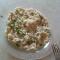 El cooksnap de Maira cuando hizo Risottostado al verdeo(arroz del estudiante ocupado distorsionado).