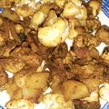 El cooksnap de Montse Puig cuando hizo Alloo Gobi (con pollo).