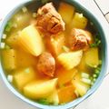 Cooksnap của Dibee khi họ làm theo món Canh chân giò nấu đu đủ món ăn cải thiện cuối tuần