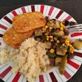 El cooksnap de Miguel Natera cuando hizo Calabacitas con champiñones y elote.