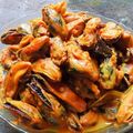 Cooksnap dari Amyla untuk resep Tumis kerang ijo kupas bumbu kuning pedas manis