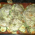 El cooksnap de Juanjo Montero cuando hizo Pollo con calabacín al horno.