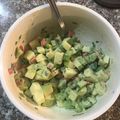 El cooksnap de Cynthia Cabezas cuando hizo Ensalada de apio y manzana verde.