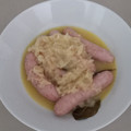 El cooksnap de ANGEL cuando hizo Salchichas al vino blanco (Thermomix).