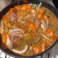El cooksnap de Lali Corzo cuando hizo Bifes a la criolla súper rápido y fácil.