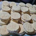 El cooksnap de Danitza Salazar cuando hizo Alfajores de maicena.