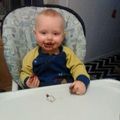 Delattre's cooksnap of when they made sunshine 's christmas chocolate peanutbutter cookies.
