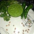 Varsha Karia I M Crazy About Cooking's cooksnap of when they made તીખી લીલી ચટણી(tikhi lili chutny in Gujarati.