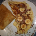 El cooksnap de Suri cuando hizo Crepas dulces de avena con kiwi y chocolate.