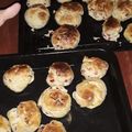 El cooksnap de Núria García cuando hizo Pan saborizado de salame y de jamón.