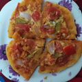 Rashmi sharma का कुकस्नैप जब उन्होंने पिज़्ज़ा (pizza recipe in Hindi) बनाया था।