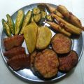 Amrita Mallik 's cooksnap of when they made নানা ধরনের ভাজা(Nana dhoroner bhaja recipe in Bengali).