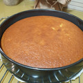 El cooksnap de solera1969 cuando hizo Bizcocho de naranja con cobertura de chocolate en Thermomix.