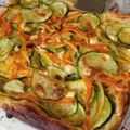 El cooksnap de marisafreyre cuando hizo Coca de hojaldre y verduras.