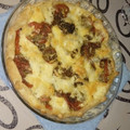 El cooksnap de Stella Bruno cuando hizo Tarta caprese para cocinar con los niños.