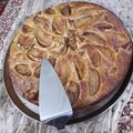 کوک اسنپ لیلابانو بعد از امتحان کردن کیک سیب و دارچین.