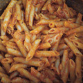 El cooksnap de Julián cuando hizo Macarrones con atún.
