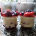 El cooksnap de María Luz Castellanos cuando hizo Panna cotta de mascarpone y frutos rojos.