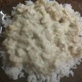 El cooksnap de Marlenenacher cuando hizo Pollo a la crema con arroz.