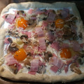 El cooksnap de Fátima Camino cuando hizo Pizza carbonara.