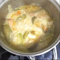 El cooksnap de Elías Méndez cuando hizo Sopa de ajo riojana.