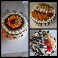 صورة من منال الجزائرية (حلو و مالح)، شاركها بعد تجربة وصفة تورتة بالفواكه 🍰🍰🍰🎂🎂
