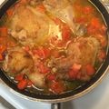 El cooksnap de Melany Estrada cuando hizo Guiso de arroz con pollo.