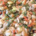 El cooksnap de astrid badia cuando hizo 161. Revuelto de menestra con pollo.
