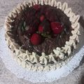 El cooksnap de Marita Sosa cuando hizo Torta de cumpleaños con crema moka y frutillas 🍓.
