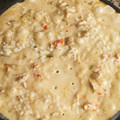 El cooksnap de Fátima Camino cuando hizo Arroz cremoso con pollo al curry y leche de coco.
