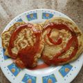 El cooksnap de Eva cuando hizo Tortitas de avena.