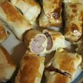 El cooksnap de Pao Jacquet cuando hizo Salchichas envueltas.