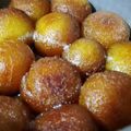 Muneeba 's cooksnap of when they made Gulab Jaman.