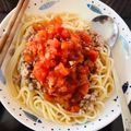 Cooksnap của Lê Hồ khi họ làm theo món Mỳ ý siêu đơn giản