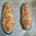 El cooksnap de Adriana cuando hizo Calabacín relleno de atún.