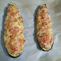 El cooksnap de Adriana cuando hizo Calabacín relleno de atún.