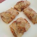 El cooksnap de Marta cuando hizo Rollitos de primavera al horno.