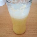 El cooksnap de Kaaren Robledo cuando hizo Licuado de Banana y Naranja (sin leche).