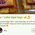 Cooksnap dari Idayasa untuk resep Bolu / cake tape keju 🧀🍰