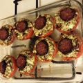 Ciartan's cooksnap of when they made Pizza Baked Tomatos.