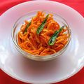 Sangita Vyas's cooksnap of when they made ગાજર મરચાનો સંભારો (Gajar Marcha Sambharo Recipe In Gujarati).