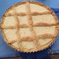 El cooksnap de Adriana Machado cuando hizo Torta de ricota.