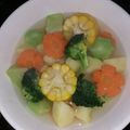 Cooksnap của Bạch Hương khi họ làm theo món Canh rau củ chay