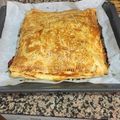 El cooksnap de Sabela cuando hizo Exquisita empanada de jamón york y queso.