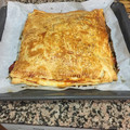 El cooksnap de Sabela cuando hizo Exquisita empanada de jamón york y queso.
