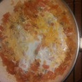 El cooksnap de Manuel Corbera cuando hizo Huevos perico (huevos revueltos con cebolla y tomate).