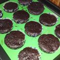 El cooksnap de Claudia Piedra cuando hizo Muffins de súper chocolate.