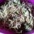 El cooksnap de Miica cuando hizo Tallarines con pollo al verdeo ★☆★.