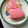 El cooksnap de Irma González cuando hizo Gelatina de fresa con queso.