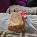 El cooksnap de Natalia cuando hizo Budín de banana y avena en microondas🍌.
